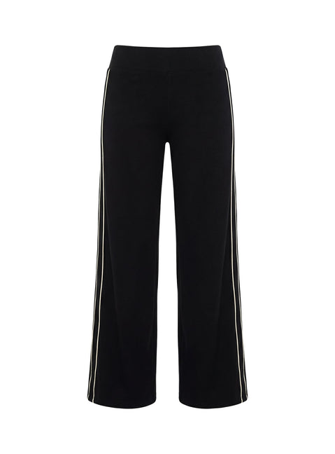 Ascenda Straight Leg Track Trouser Black