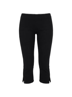 Baseline Rib Capris Black