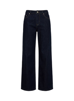 Ellanor Low Rise Straight Leg Jeans Indigo Blue