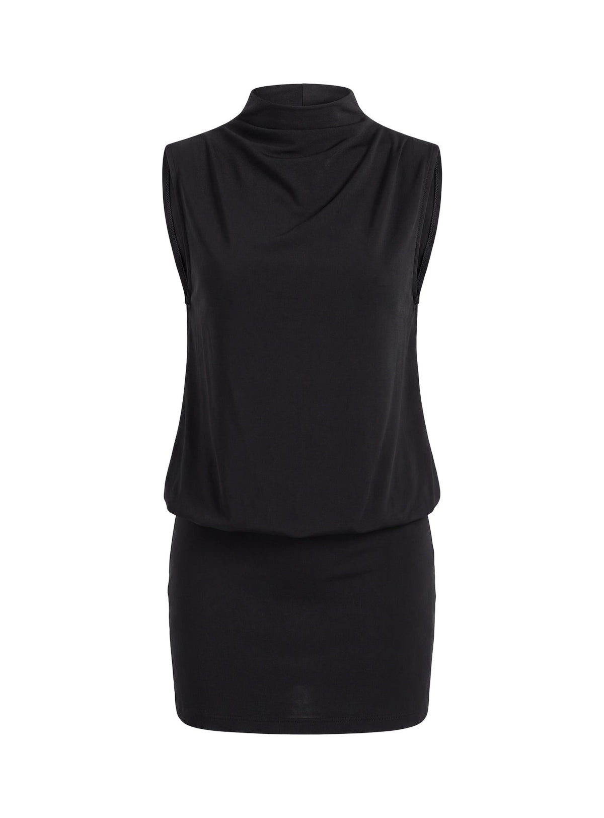 Adisonn rückenfreier Neckholder-Jumpsuits in Schwarz