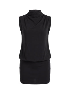 Adisonn rückenfreier Neckholder-Jumpsuits in Schwarz