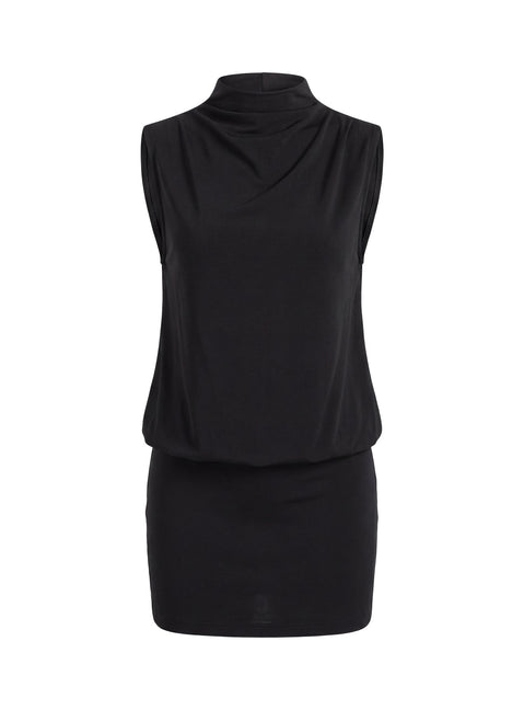 Adisonn rückenfreier Neckholder-Jumpsuits in Schwarz