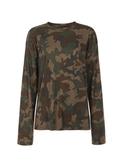 Arlla Waffeljersey Langarmshirt Camo