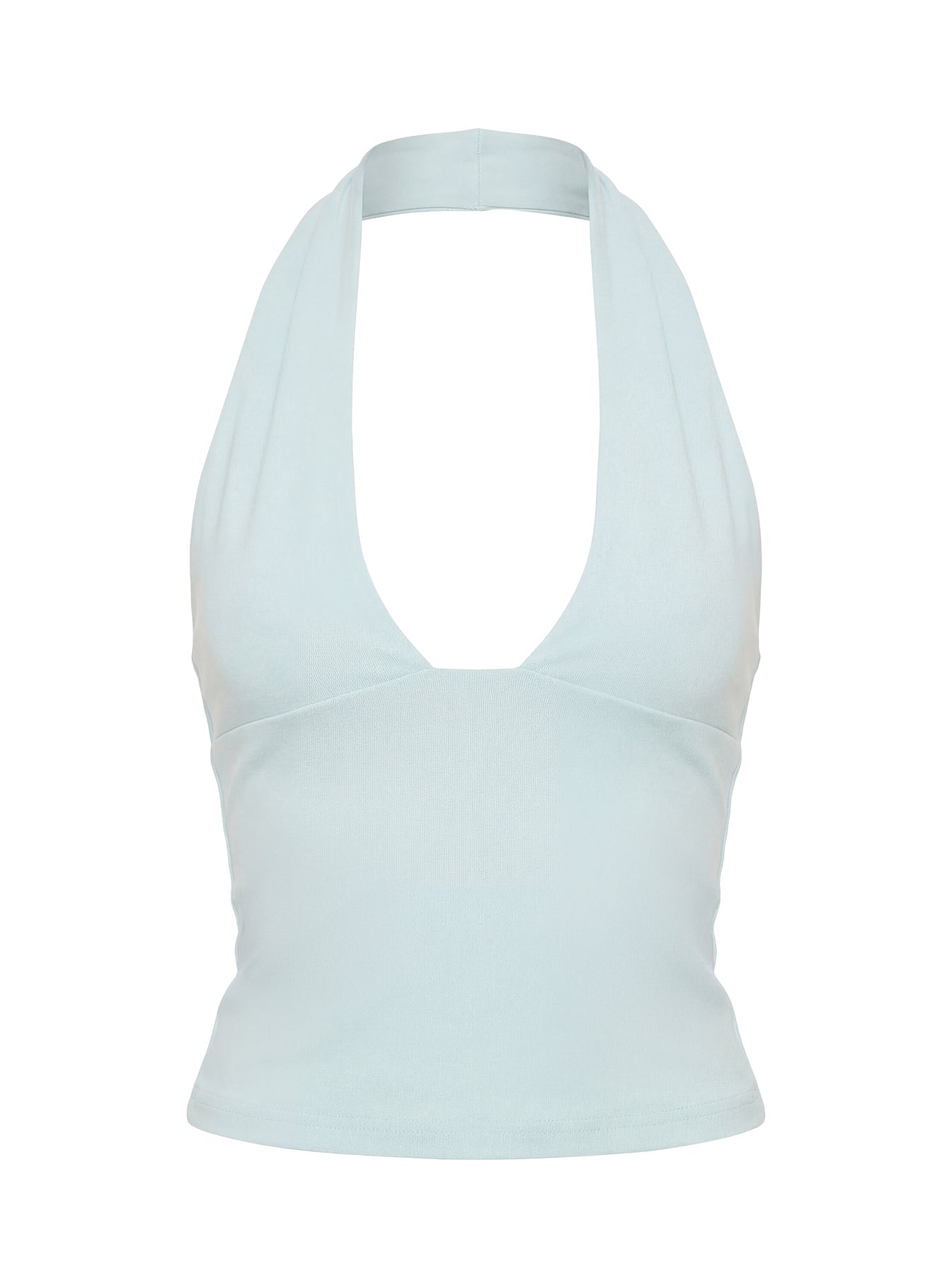 Daily Define Halter Vest Top Blue