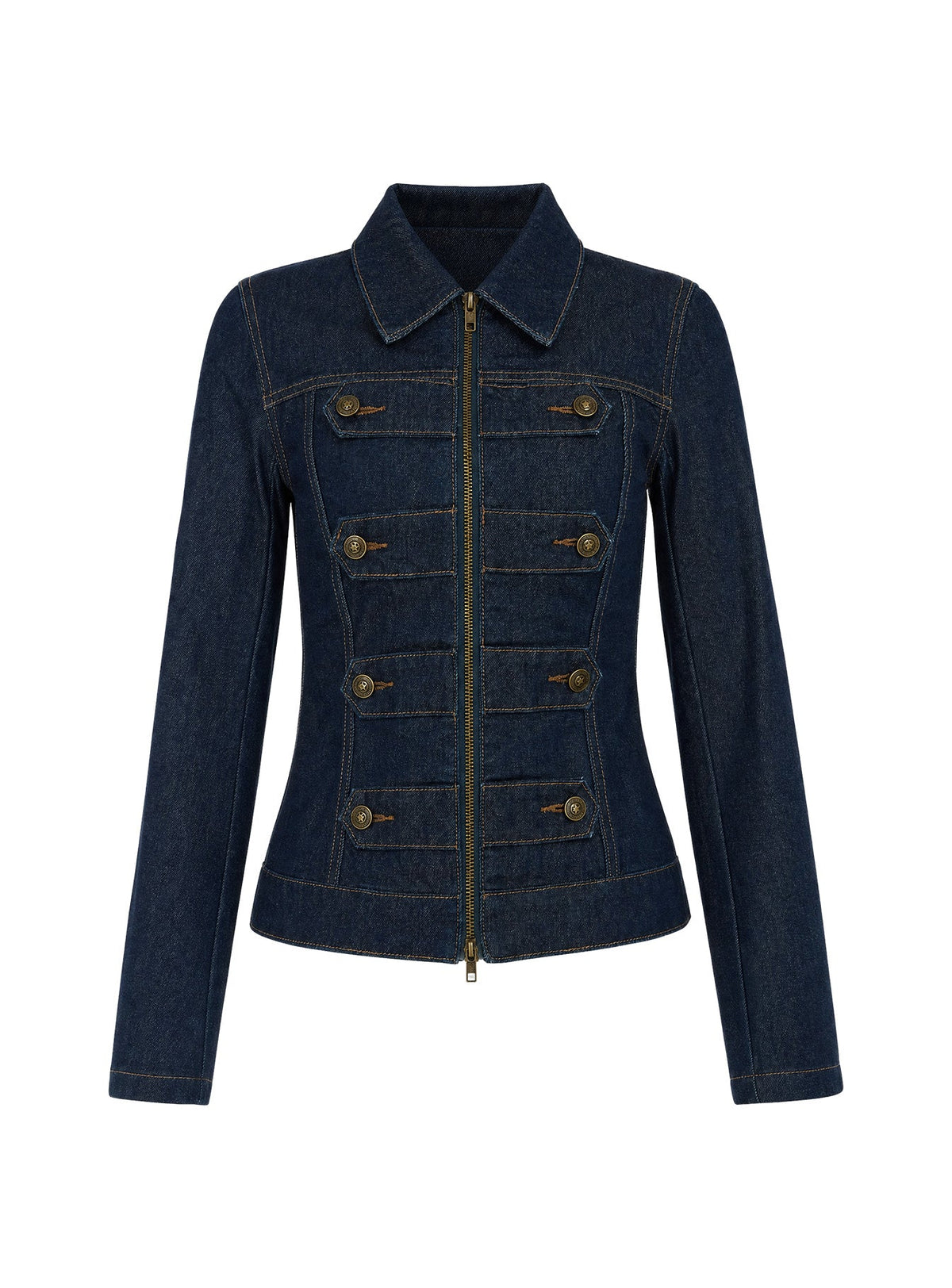 Cristen Cadet Buckle Jeansjacke Indigo