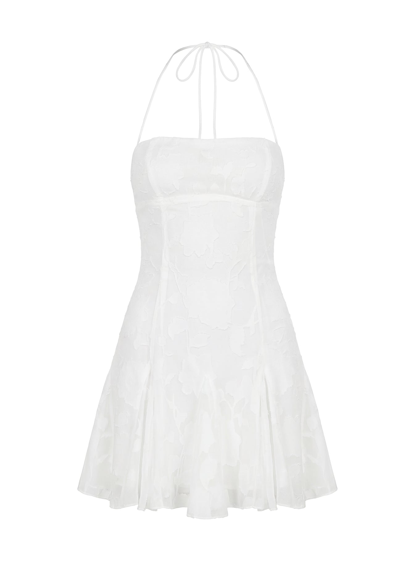 Delamere Mini Dress White Burnout