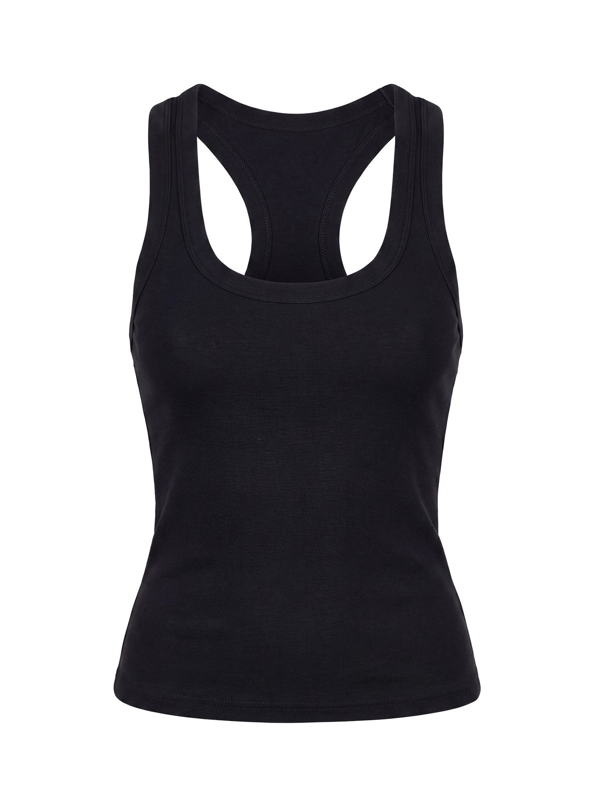 Daily Define Racerback Tank Top Black