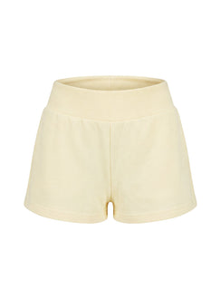 Daybreak Rib Waist Shorts Buttercream
