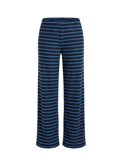 Delaeni Straight Leg Track Trousers Blue Stripe
