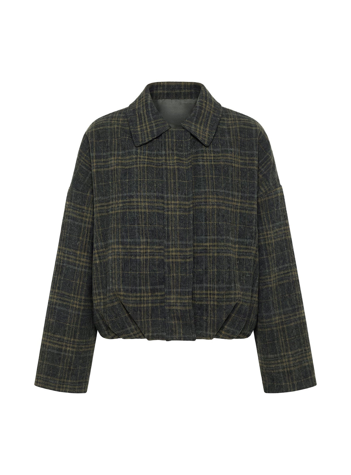 Dennie Bomer Jacket Charcoal / Green Plaid