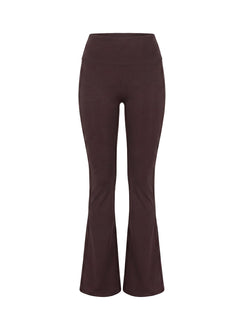 Energize Active Invisible Scrunch Flare Leggings Brown