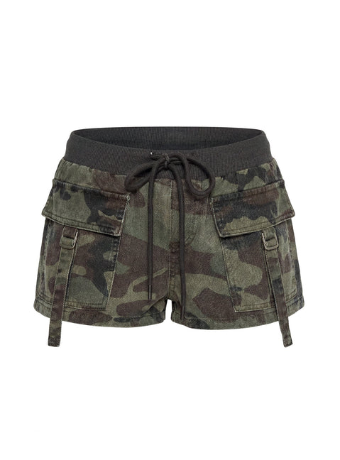 Fender Cargo Micro Shorts Camo
