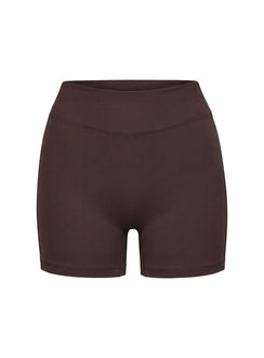 Final Form Active 4" Invisible Scrunch Shorts Brown