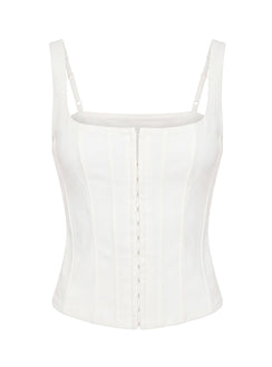 Floreva Corset Top White