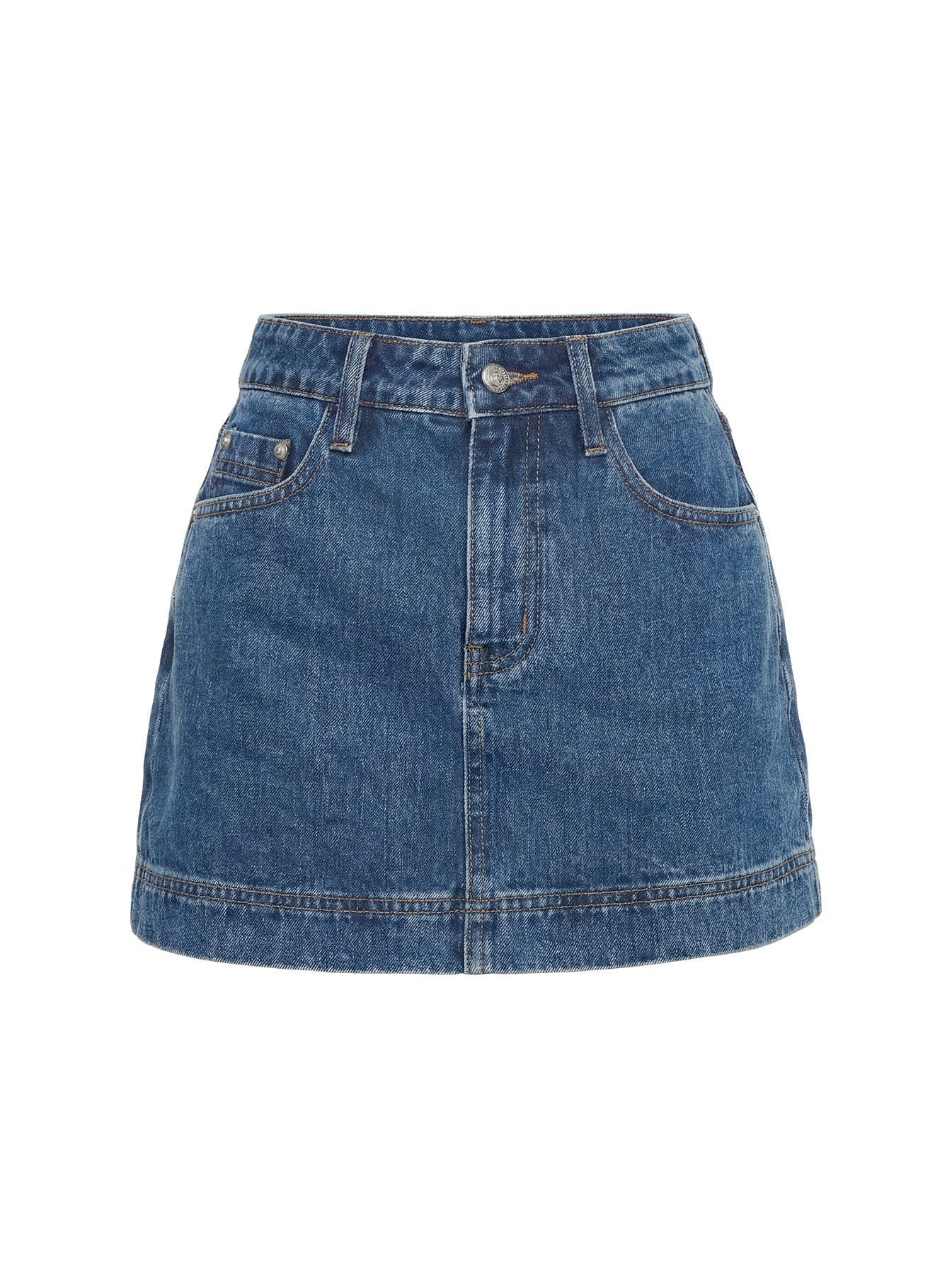 Gazelle Denim Skort Mid Wash