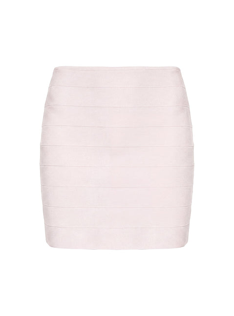 Justina Bandage Mini Skirt Pink