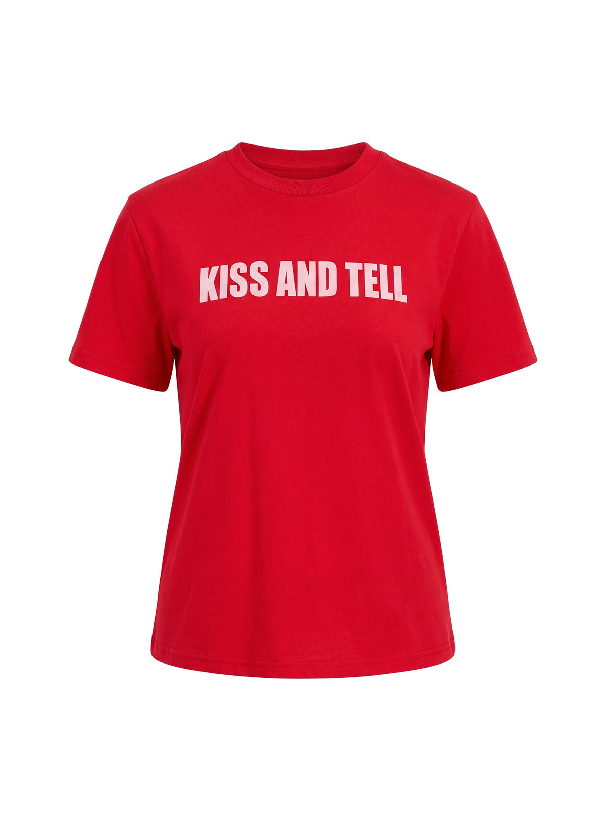 Kiss And Tell Graphic Relaxed Tee Red