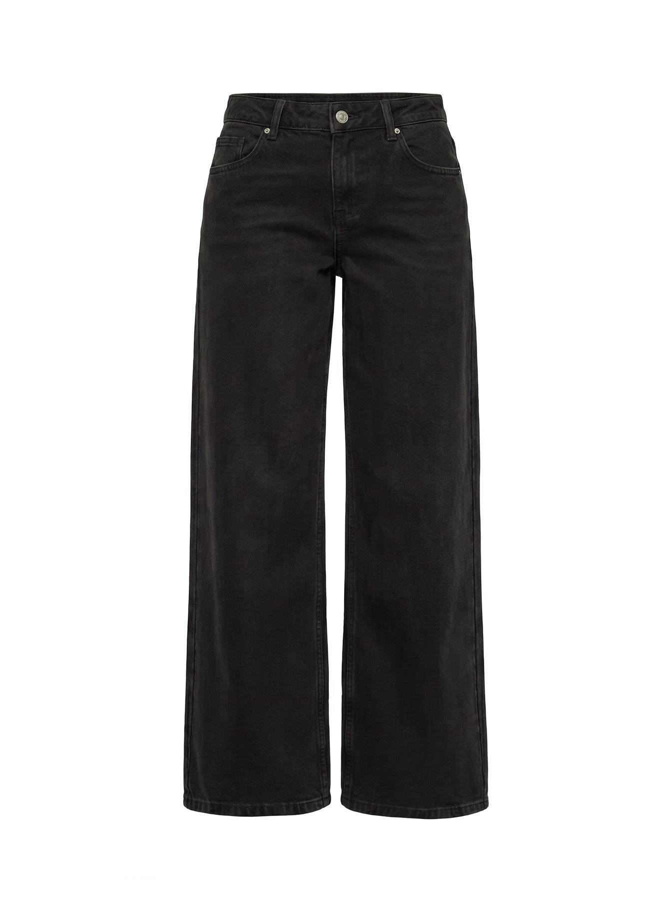Ramos Low Rise Denim Jeans Washed Black