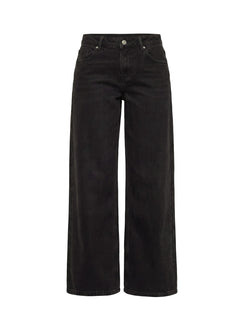 Ramos Low Rise Denim Jeans Washed Black
