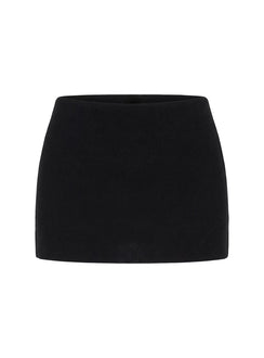Sparky Mid Rise Skort Black