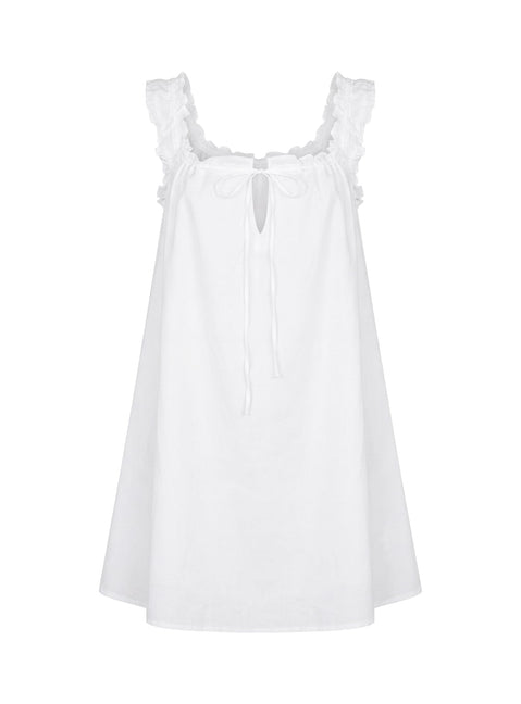 Swing Mini Dress White