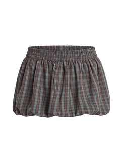 Tuckerr Bubble Skort Grey Check