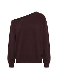 Wellness Off The Shoulder Pullover Braun