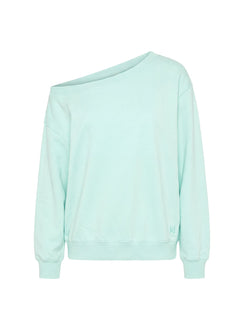 Wellness Off The Shoulder Jumper Turquoise