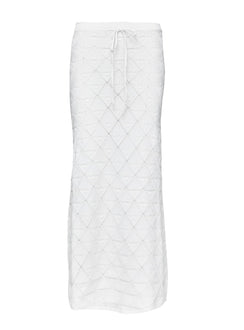 product Princess Polly Giulia Knit Maxi Skirt White Maxi 