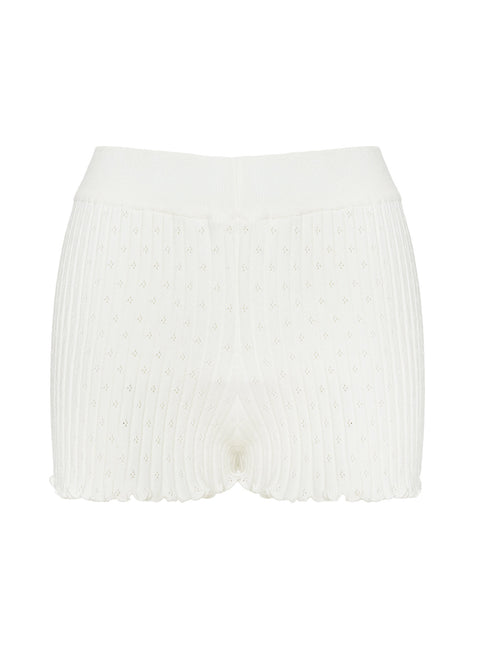 product Princess Polly Girl Gone Wild Shorts White High Waisted Shorts 