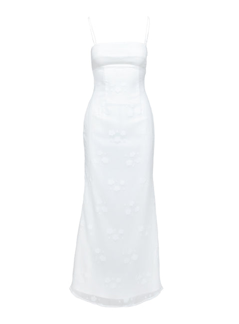 product Princess Polly Hanlen Maxi Dress White Square Neck 