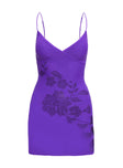 product Princess Polly Harlequin Mini Dress Purple V-Neck 