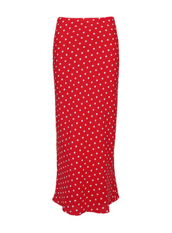 product Princess Polly Hayze Maxi Skirt Red / White Polka Maxi 