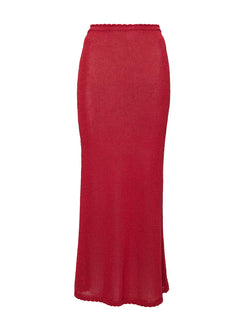 product Princess Polly Hugs & Kisses Knit Maxi Skirt Red Curve Maxi 