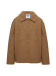 Huntsville Faux Suede Jacket Brown