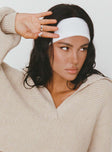 The Juney Headband White