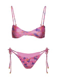 Keyton Bikini Top Purple Floral