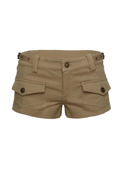 product Princess Polly Kinsey Short Taupe Low Rise Shorts 