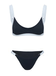 Bikini top Ribbed material, contrast straps, scooped neckline Good stretch, fully lined  Princess Polly Lower Impact 