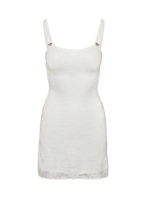 product Princess Polly Landry Mini Dress White Scoop Neck 