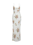 product Princess Polly Lauraline Maxi Dress Cream / Floral Plunger 