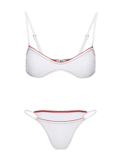 Othella String Bikini Bottoms White / Red
