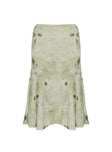 Lewish Low Rise Midi Skirt Green Floral Princess Polly  Midi Skirts 