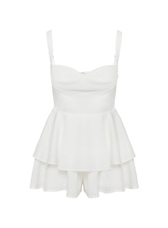 Linnie Romper White