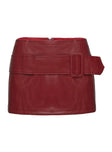 product Princess Polly Luste Buckle Mini Skirt Red Mini Skirts 