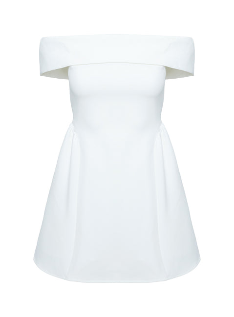 product Princess Polly Main Character Strapless Mini Dress White Straight Neck 