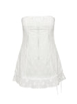 Molloy Strapless Mini Dress White
