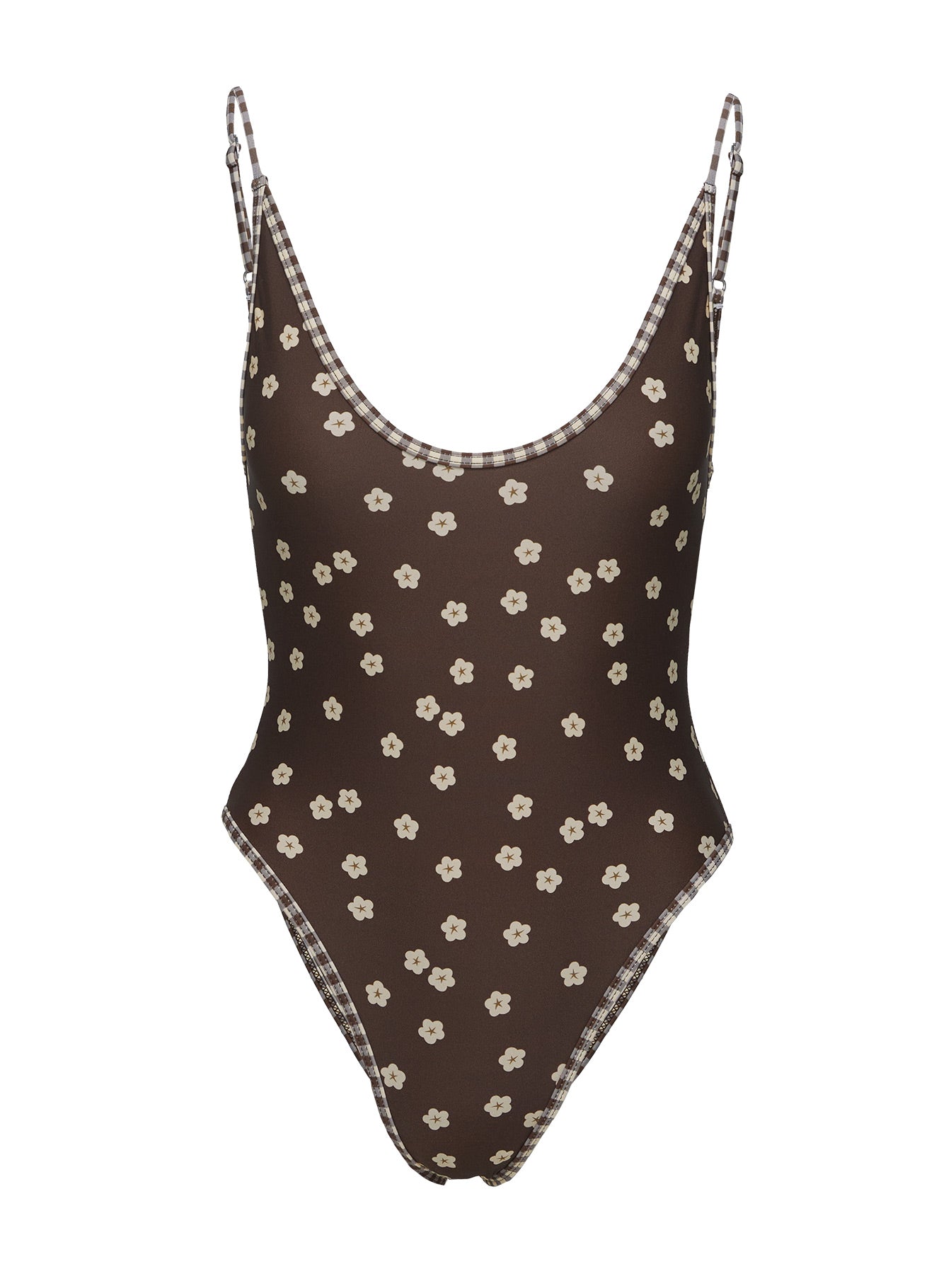 Mullen One Piece Brown Floral