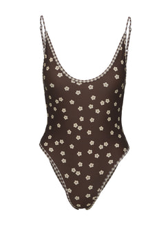 Mullen One Piece Brown Floral