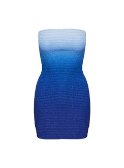 product Princess Polly Murphies Strapless Mini Dress Blue Ombre Straight Neck 